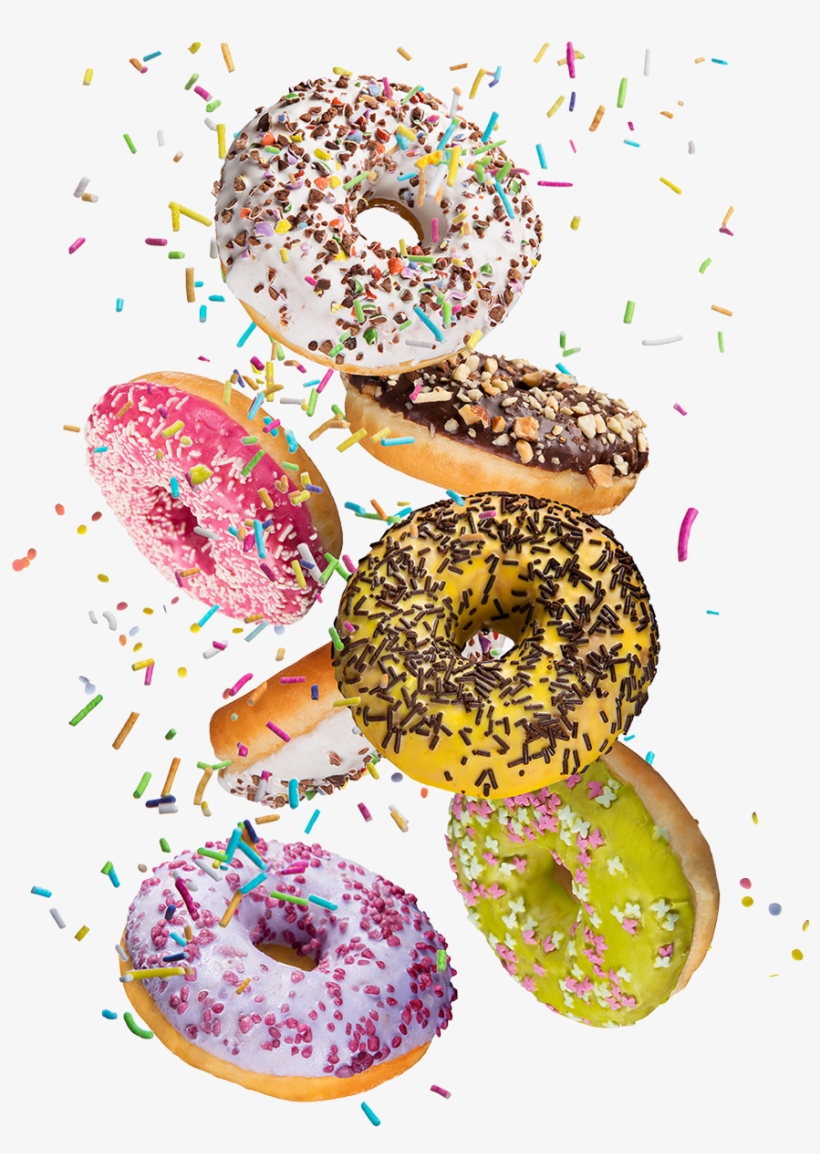 Please Do Not Park In The Parking Lot Of Sandy's Donuts - Sprinkles Falling Png, transparent png #1002849