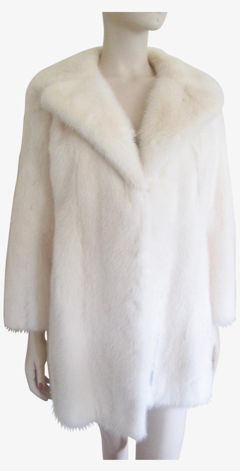 Fur Coats White Png Image - White Fur Coat Vintage, transparent png #1002931