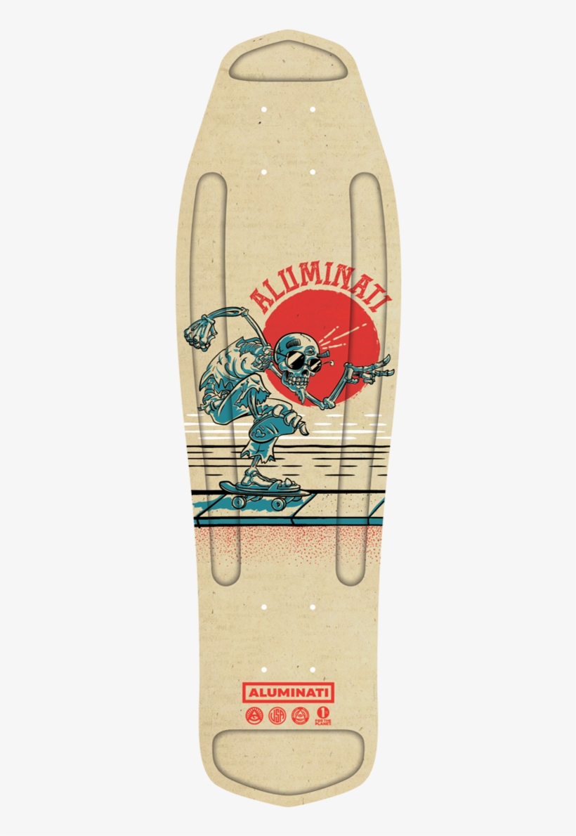 Aluminati Skating Skeleton Deck - Aluminium, transparent png #1002981