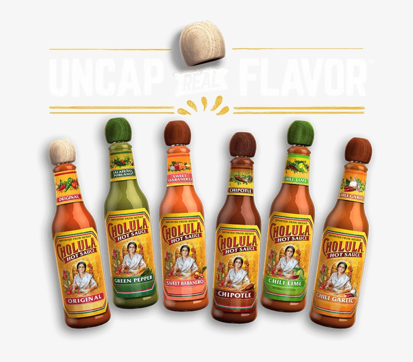 Uncap Real Flavor - Cholula Hot Sauce (12x5 Oz), transparent png #1003086