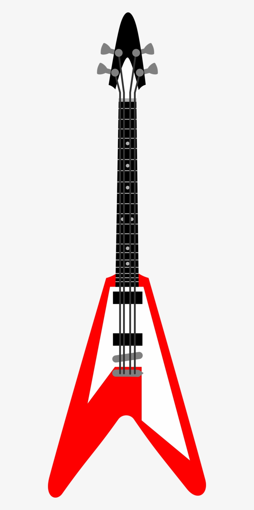 Bass Guitar Vector - Dibujo Animado De Guitarras Electricas, transparent png #1003130