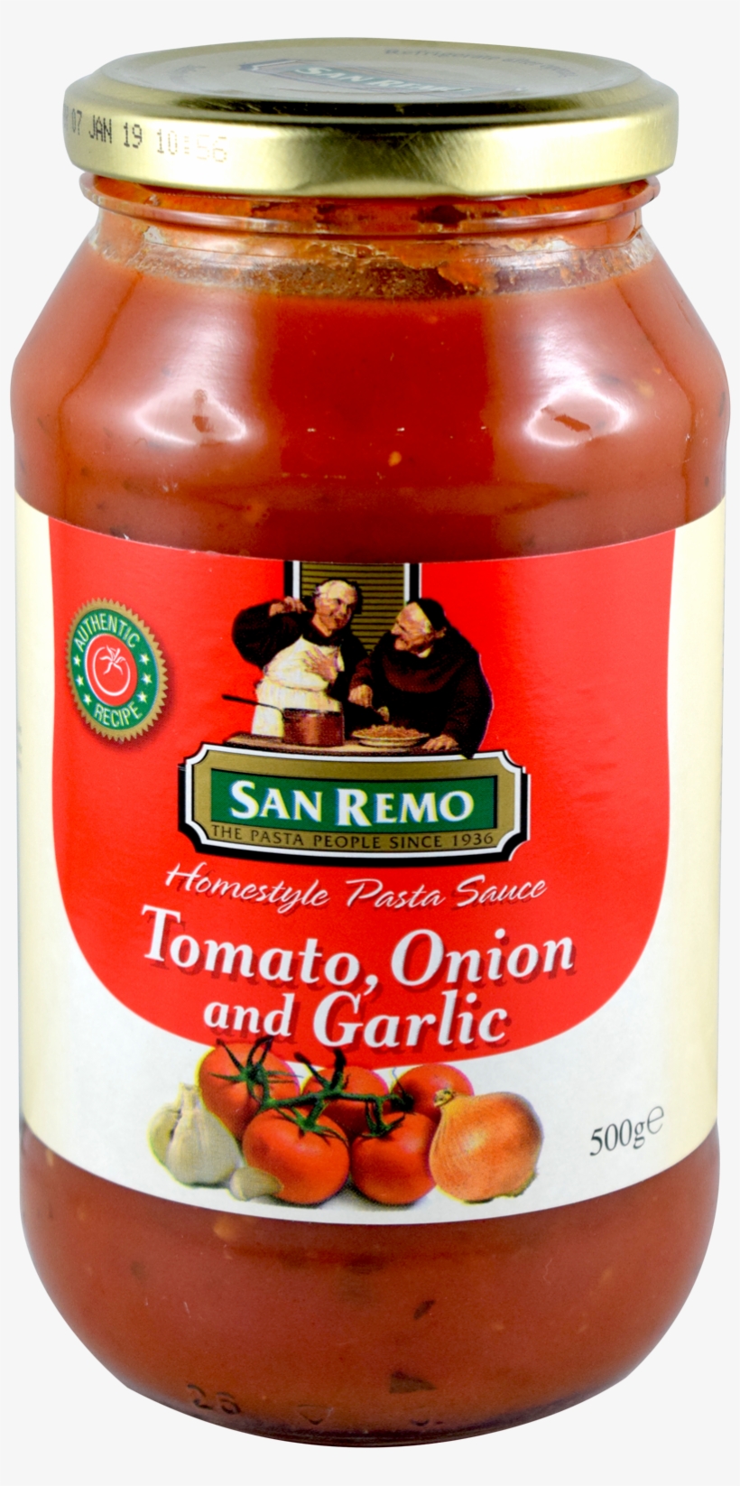 Graphic Library Download San Remo Tomato Onion Garlic - San Remo Pasta Sauce, transparent png #1003190