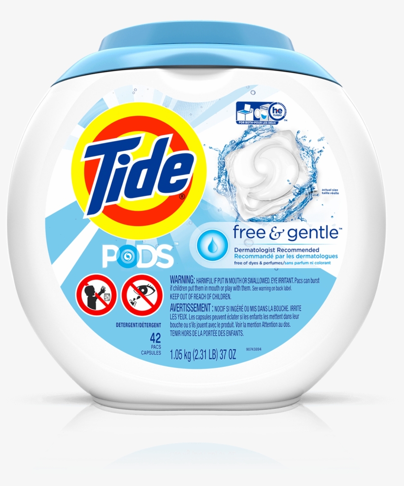 Tide Pods Free And Gentle, transparent png #1003337