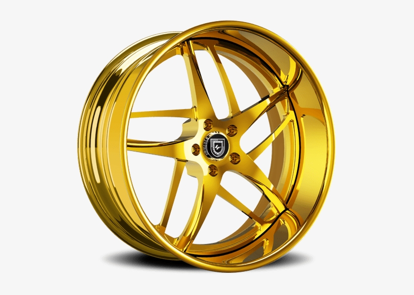 Gold Sparkle - Lexani Rims Gold, transparent png #1003421