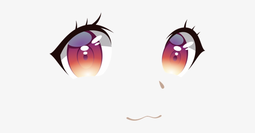 Purple Yellow Eyes Catsmile - Tide Pod Chan Transparent, transparent png #1003443