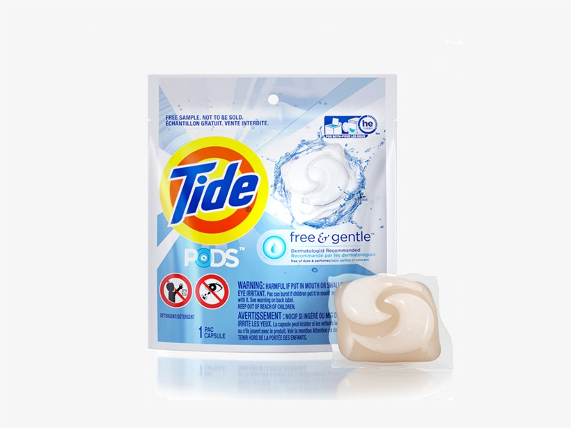 Tide Pods Free And Gentle, transparent png #1003738