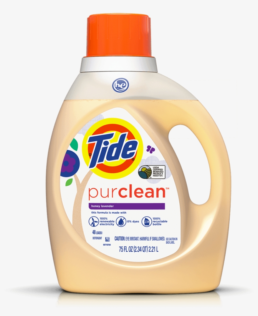 Sort As You Go - Tide Purclean Laundry Detergent Honey Lavender Scent, transparent png #1003760