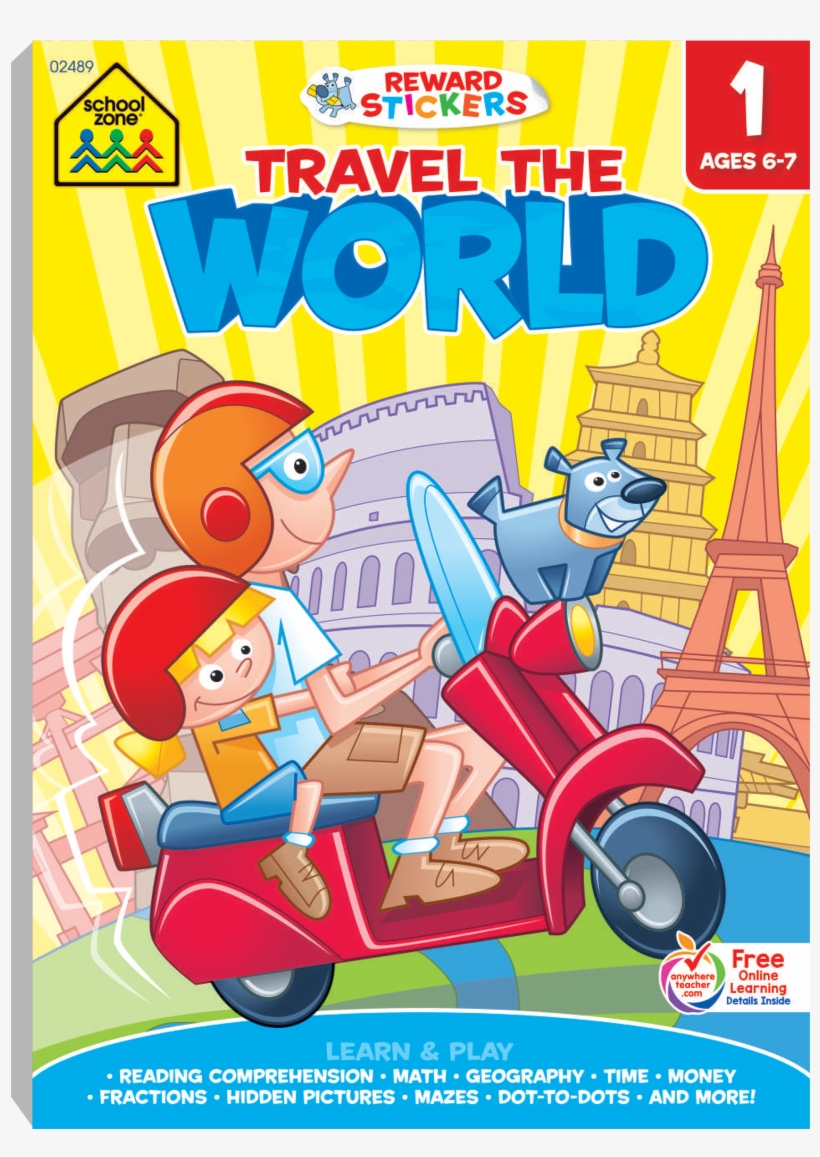 Travel The World First Grade Adventure Tablet Makes - School Zone, transparent png #1004465