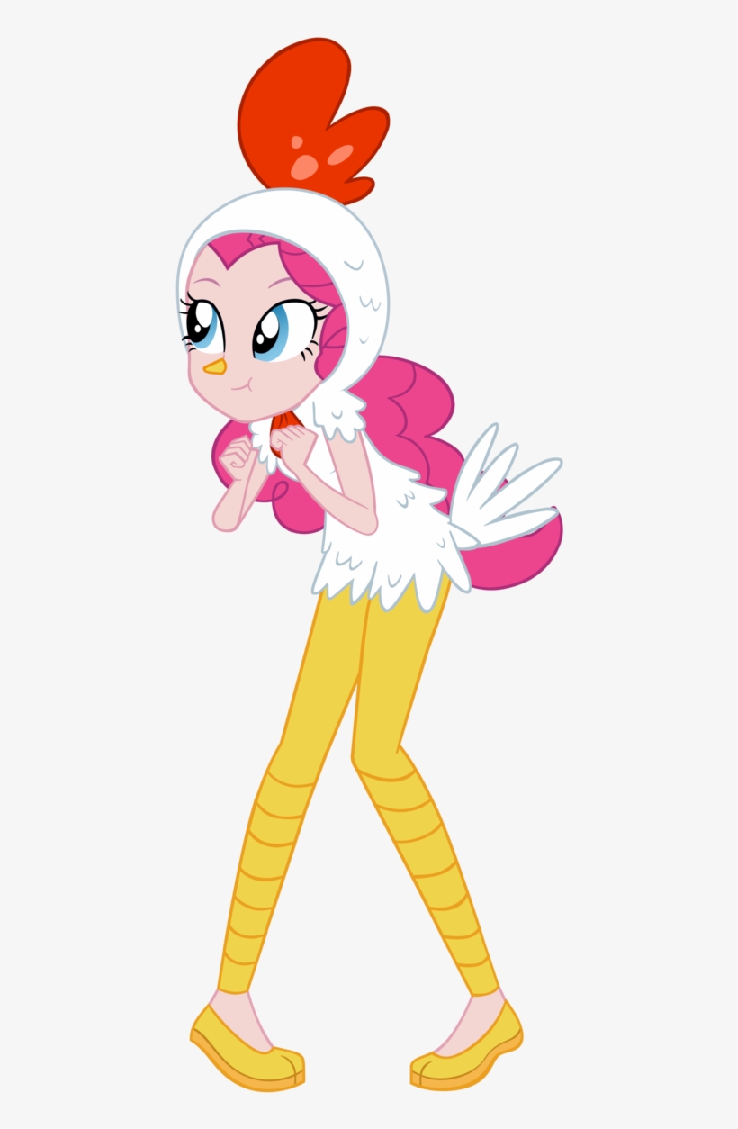 Pinkie Chicken Pie Vector By Invisibleinkdoodles - Chicken Pinkie Pie, transparent png #1004610