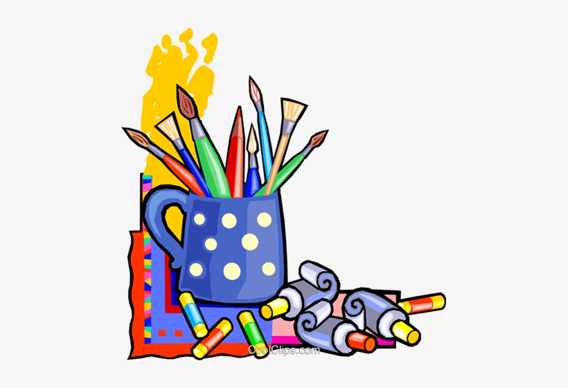 Paint Brushes And Paint Tubes - Tintas E Pinceis Png, transparent png #1004989