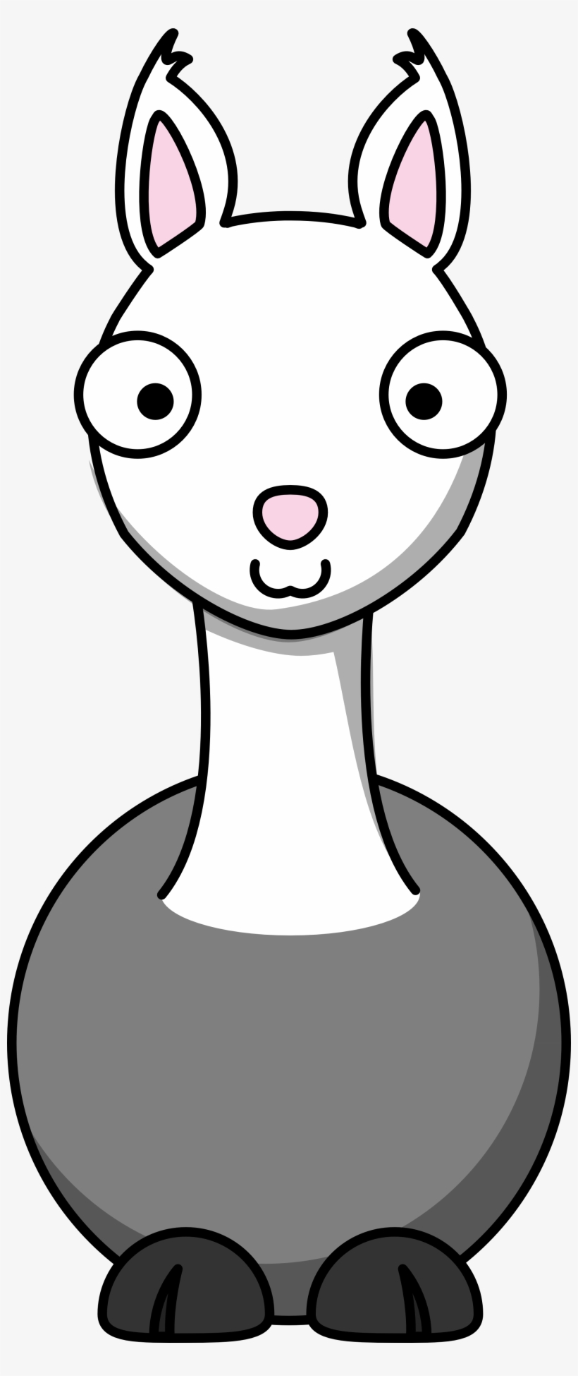 Popular Images - Cartoon Llama Shower Curtain, transparent png #1005092