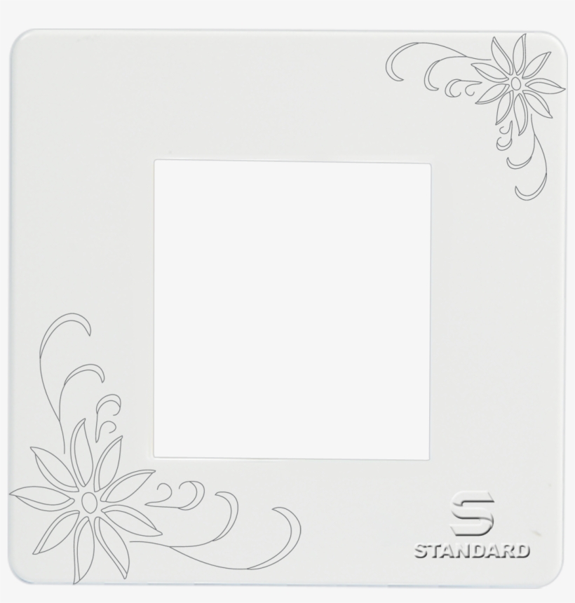 2 M Aster Cover Plate White Aster Ivy Modular Range - Sketch, transparent png #1005139