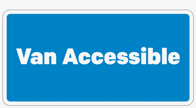 Van Accessible Handicap, 12" X 6" - Coupon, transparent png #1005188