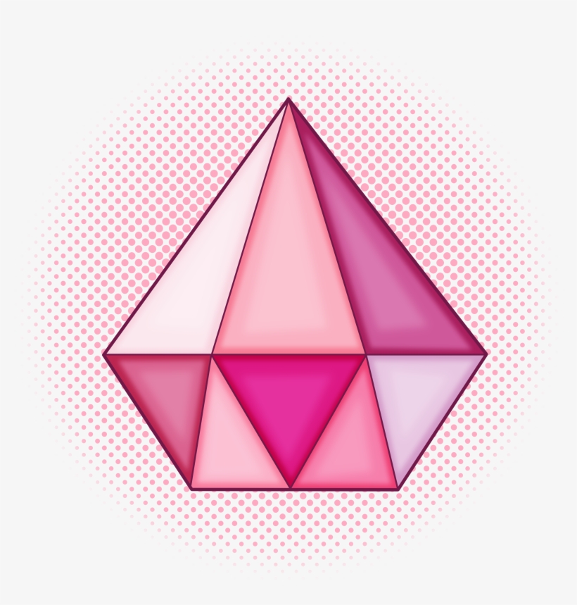 Pink Diamond Gem Version - Pink Diamond Gem, transparent png #1005226