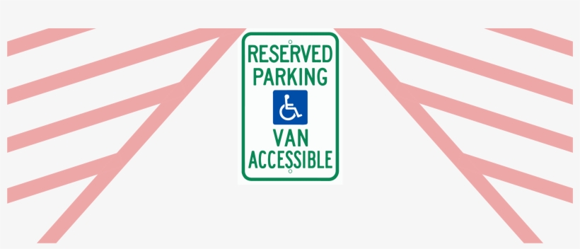 Why Handicap Parking Can Be A Burden - Brady 123889 Parking Sign, 18 X 12in, Grn And Blue/wht, transparent png #1005231