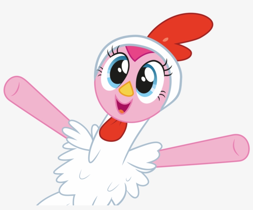 Pinkie Pie The Cuddly Chicken By Annietheeagle - Mlp Pinkie Pie Chicken, transparent png #1005336