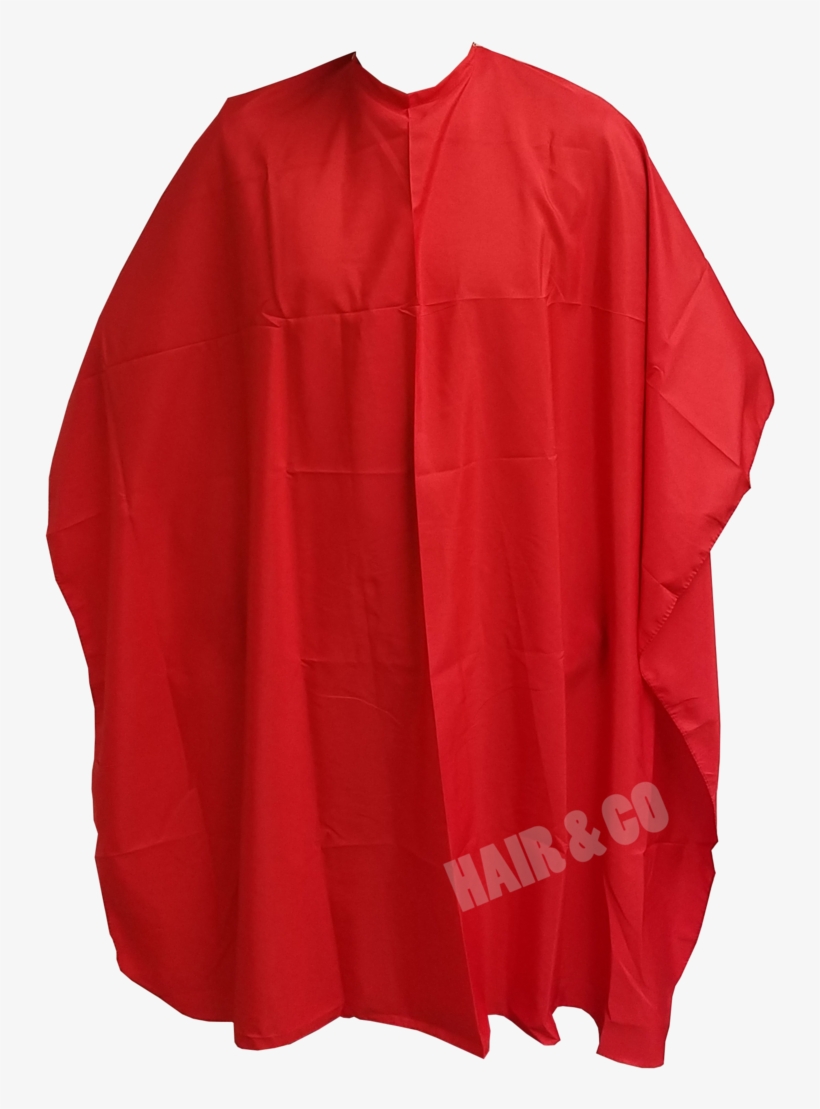 Red Cape, Cape, Salon Apparel - Ruffle - Free Transparent PNG Download - PNGkey