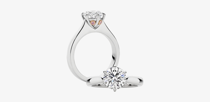 Platinum Argyle White And Pink Diamond Ring - Argyle Diamond Rings For Sale, transparent png #1005700