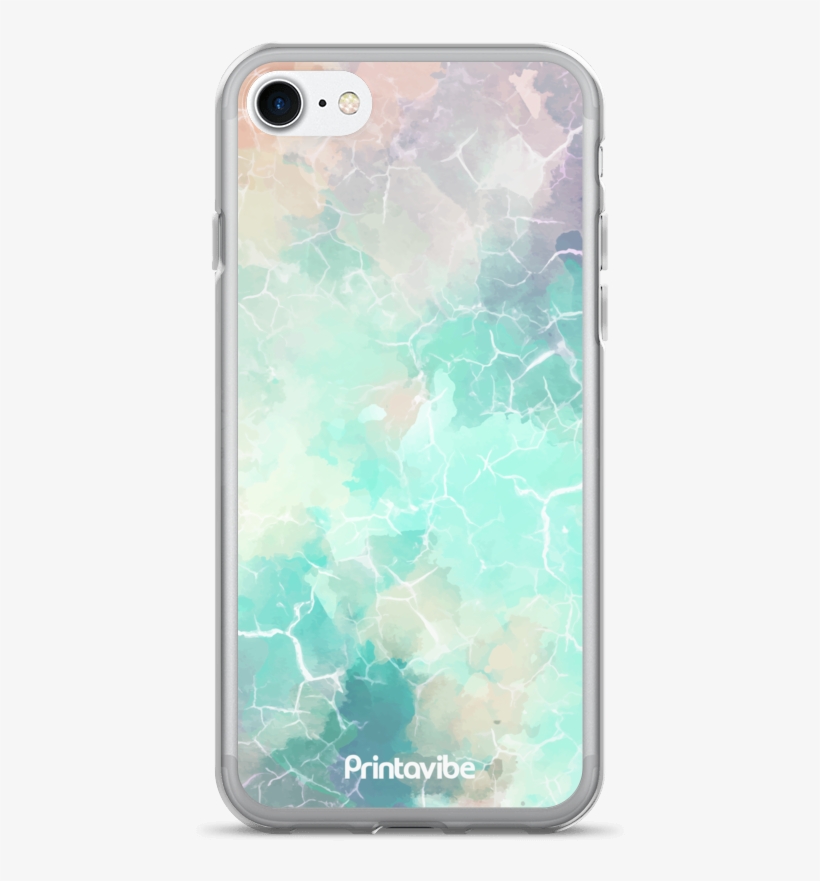 Pastels Watercolour Iphone Case - Pink Polka Dot Iphone 7 Case, transparent png #1005726