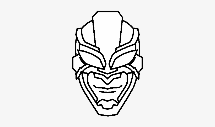 Superhero Mask Coloring Page - Desenho De Super Herói, transparent png #1005906