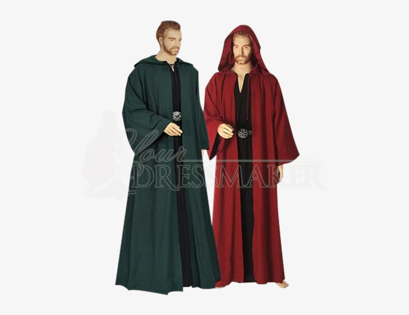 Mens Medieval Ritual Robe/cloak - Clothing, transparent png #1005979