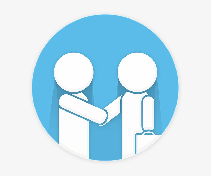 A Red Cape Among White Ones - Customer Satisfaction Blue Icon, transparent png #1006093