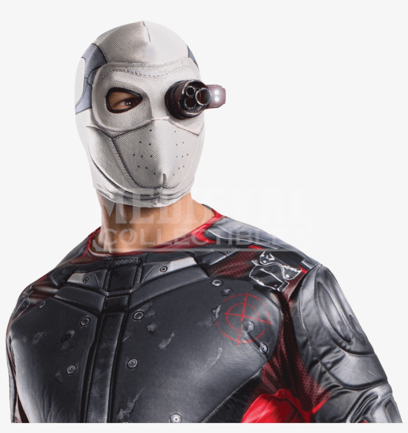 Adult Deadshot Fabric Mask - Suicide Squad Deadshot Mask, transparent png #1006127