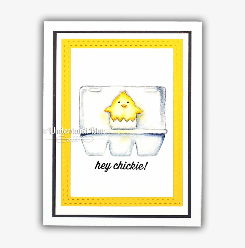 No-line Watercolored Chick By Understand Blue - Geometry, transparent png #1006364