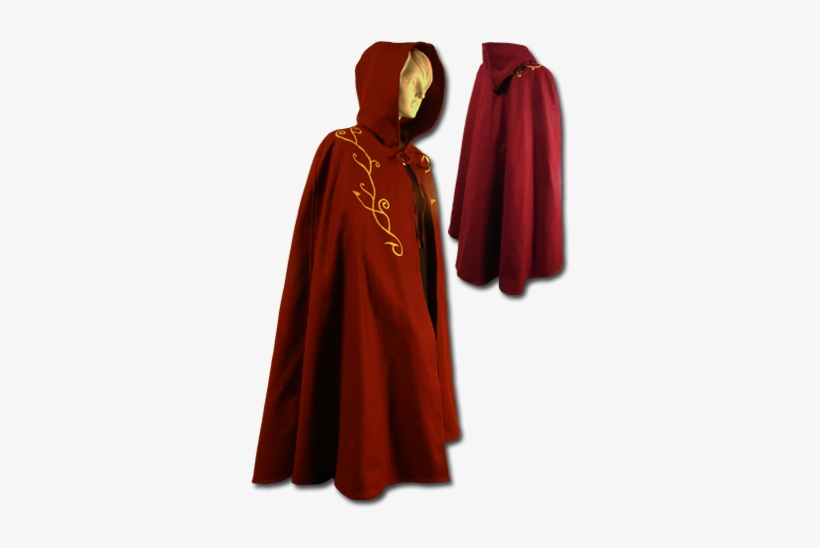 Cape Wool Exclusive, Dark Red - Cloak, transparent png #1006410