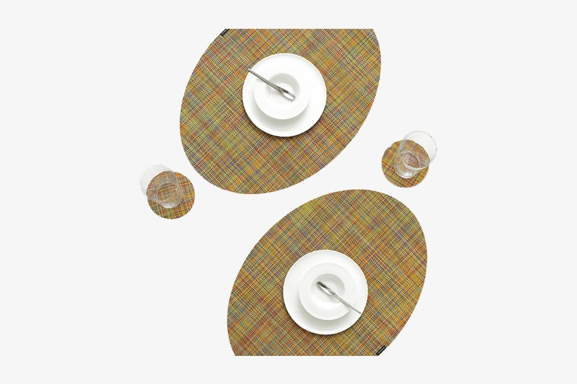 Table - Chilewich On Edge Minibasketweave 14.1x16.9 Confetti, transparent png #1006513