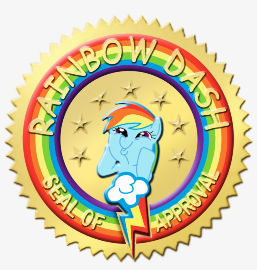 Rainbow Dash Rarity Pinkie Pie Clip Art - Mlp Rainbow Dash Approves, transparent png #1006959