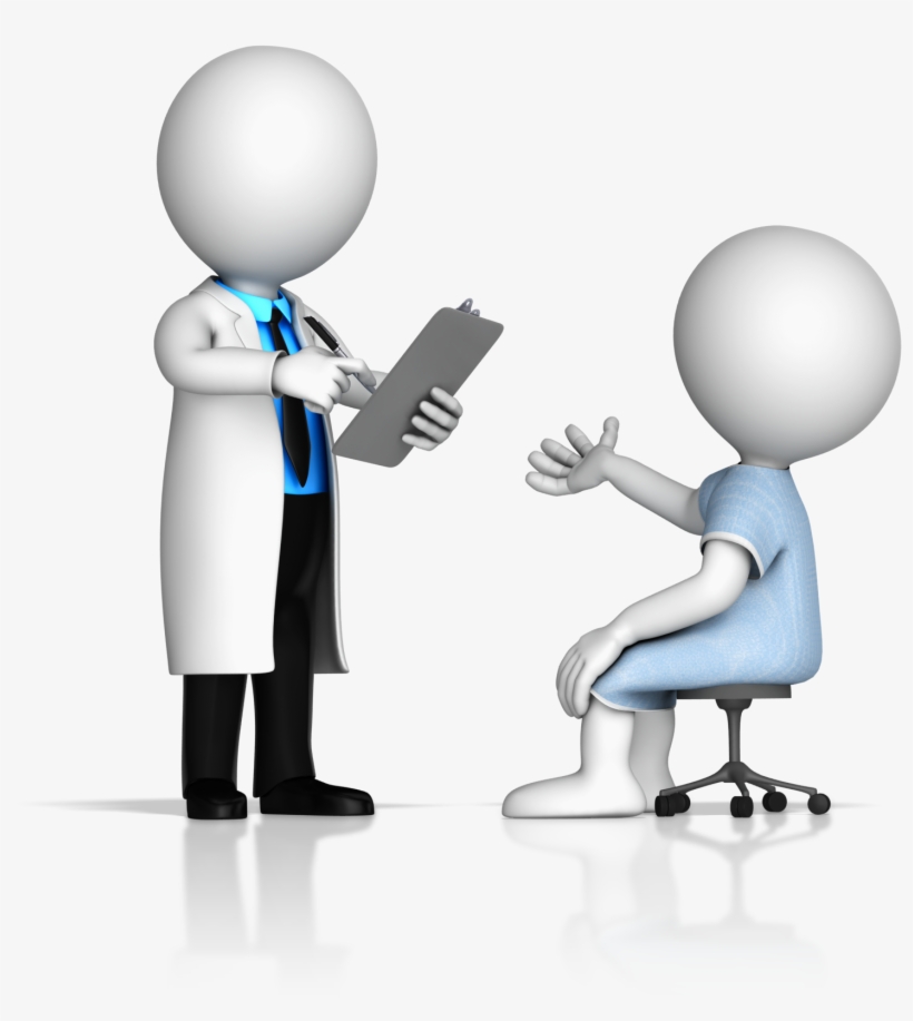 Patient Persona - Doctor And Patient Animated, transparent png #1007126