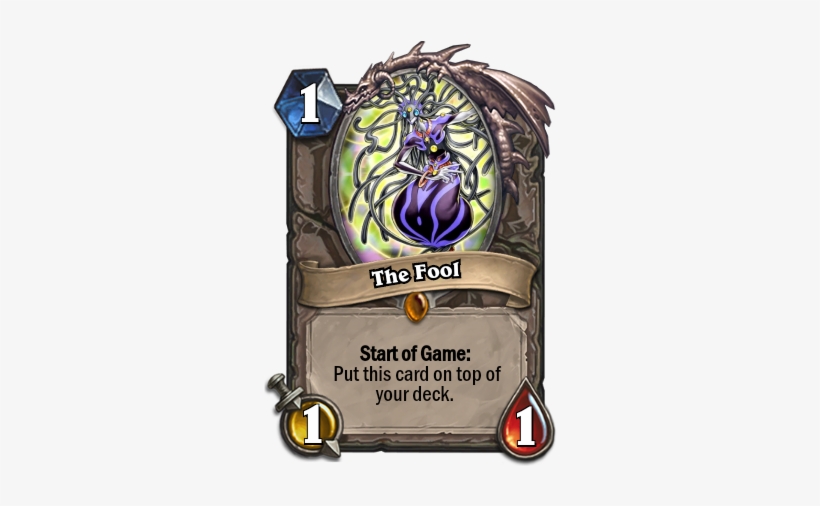 Tarot Cards To Hearthstone - Hearthstone Weird Cards, transparent png #1007438
