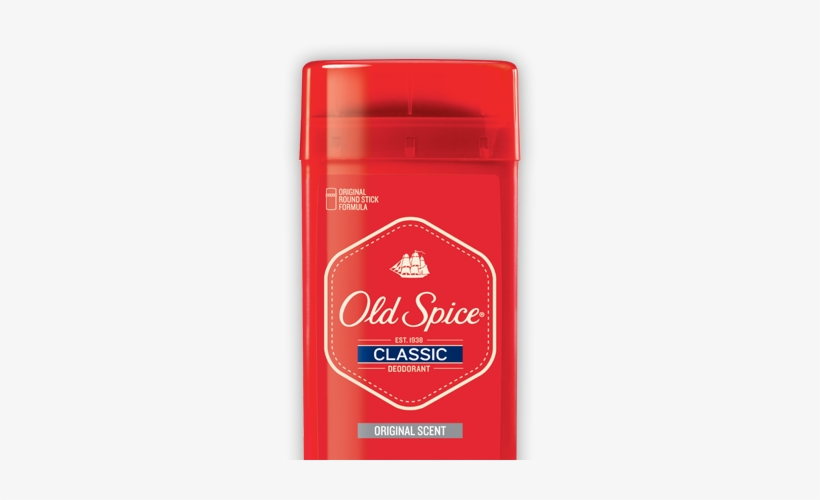 The Manual's Six Favorite Deodorants - Old Spice Classic Deodorant Stick, Original Scent, transparent png #1007511