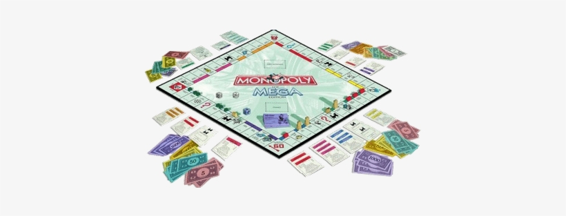 Monopoly Game - Mega Monopoly, transparent png #1007639