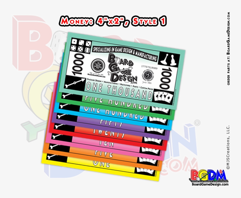 Monopoly Money, Replacement Play Money For Games - Monopoly Money Pack, transparent png #1007659