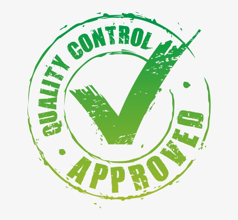 Vector Black And White Rvb Control Contact Us - Quality Seal Of Approval, transparent png #1007727
