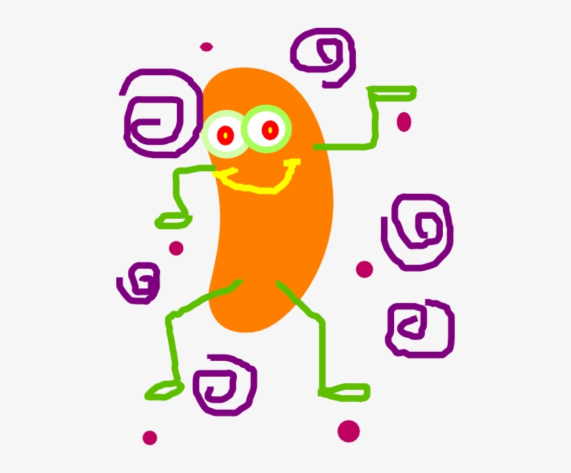Orange Jelly Bean Clip Art - Jelly Beans Gifs Png, transparent png #1007796