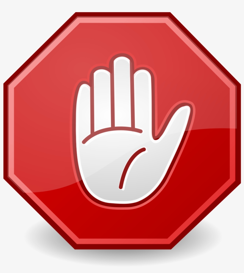 Open - Stop Hand, transparent png #1007884