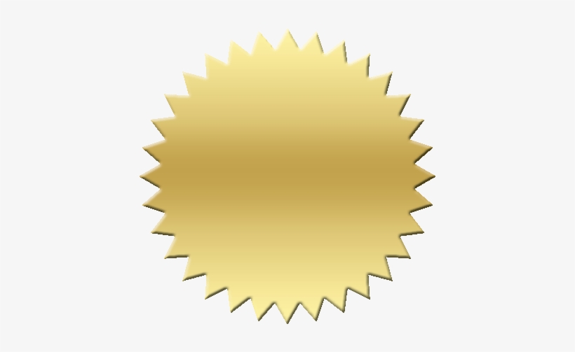 Gold Seal Clipart - Certificate Gold Seal Png, transparent png #1007992