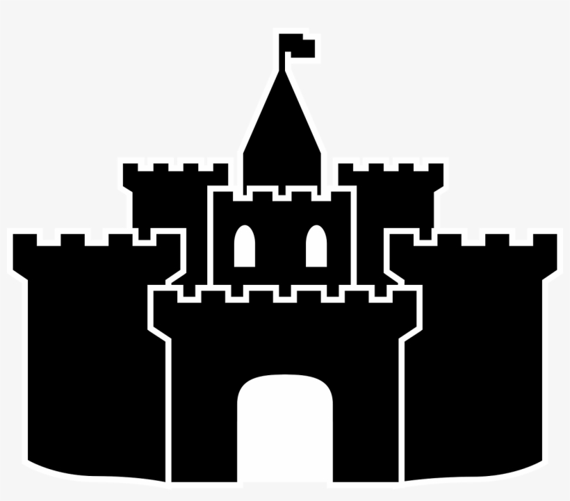 Castle Vector Silhouette - Castle Silhouette, transparent png #1008075