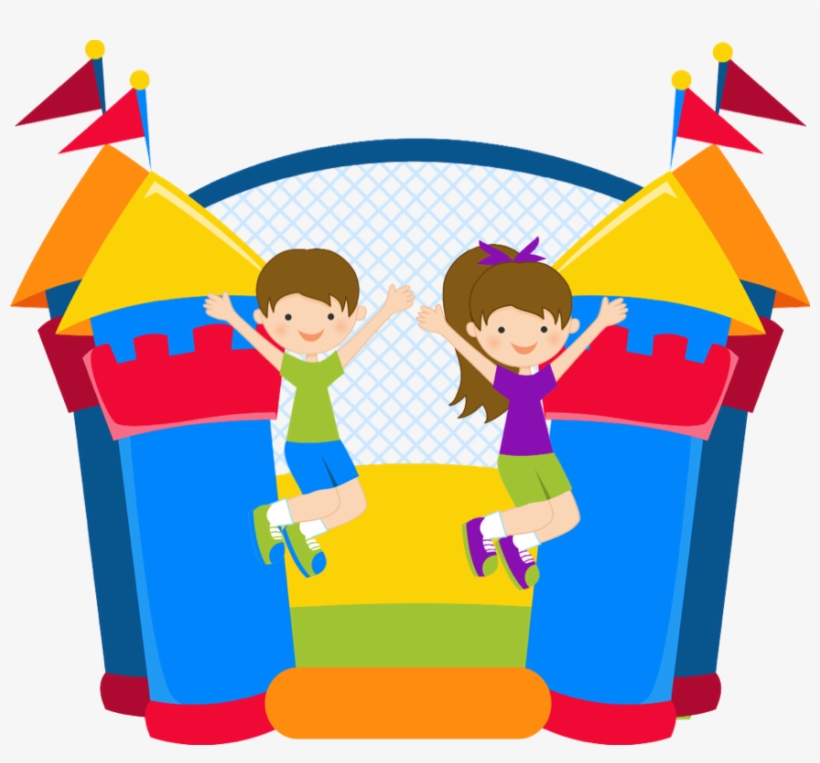 Bounce House Castle Clipart Jpg Transparent Library - Bouncy House Clipart, transparent png #1008141