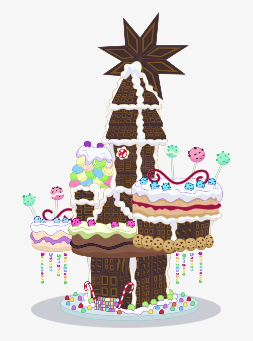 Phucknuckl, Cake, Candy, Candy Cane, Castle, - Chocolate, transparent png #1008283