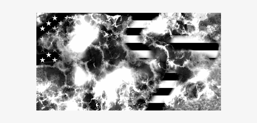 Patriotic Thin Red Line Firefighter Design - Monochrome, transparent png #1008410