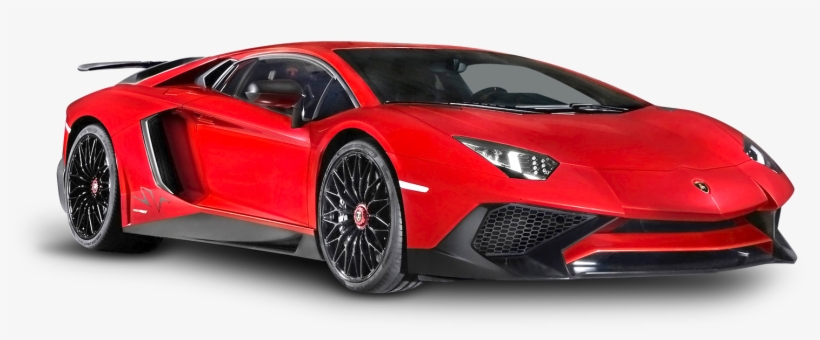 Red Lamborghini Aventador Luxury Car Png Image - Red Lamborghini Aventador Png, transparent png #1008416