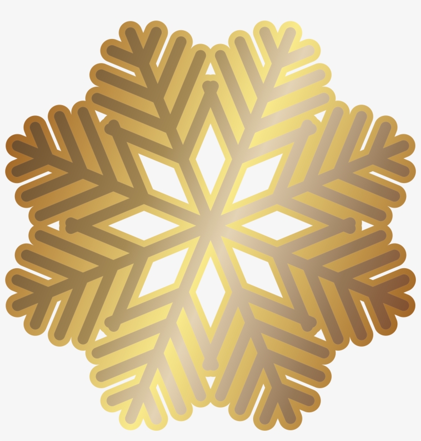 Gold Snowflakes Png, transparent png #1008781