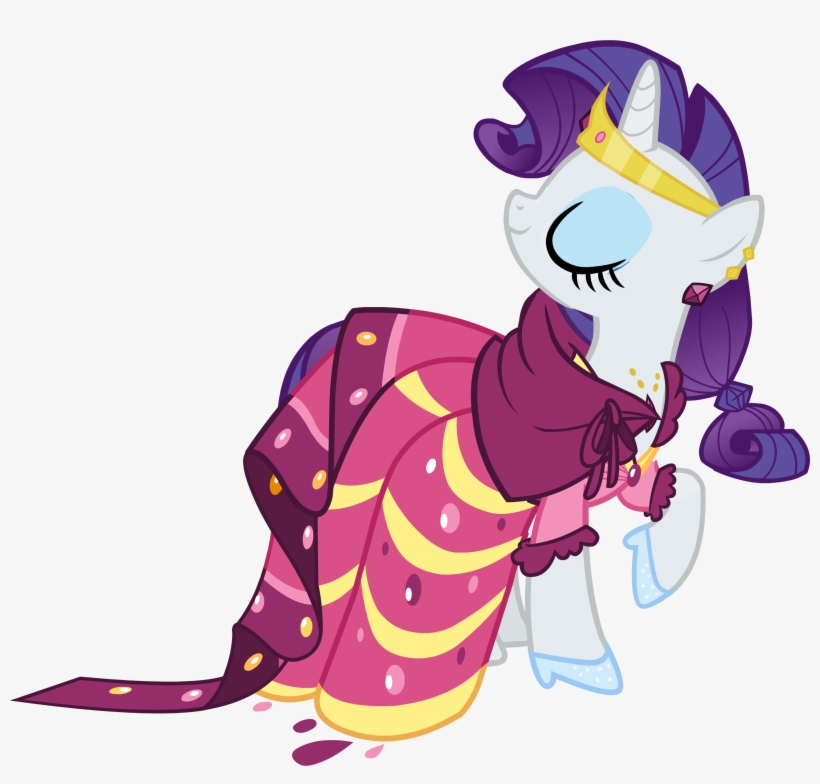 Canterlot Castle Rarity 2 - My Little Pony Rarity Gala Dress - Free