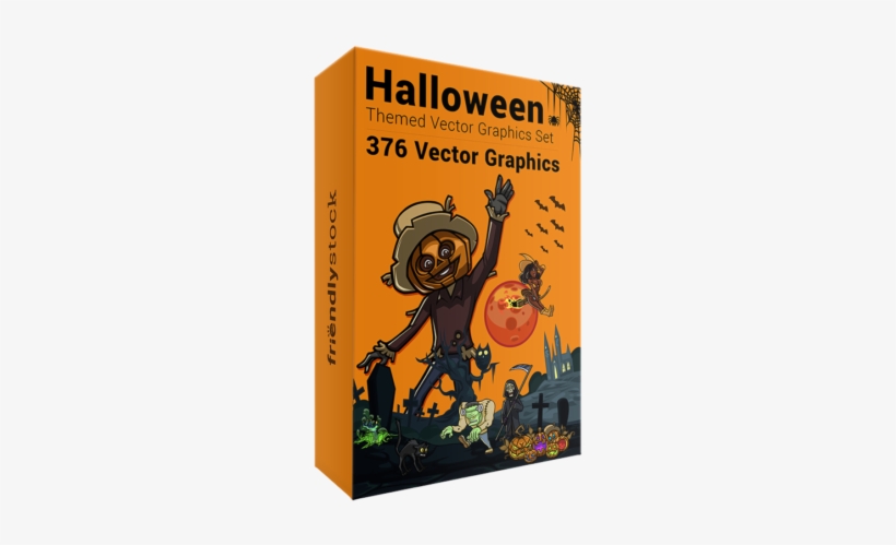 376 Halloween-themed Vector Graphics Set - Vector Graphics, transparent png #1009672