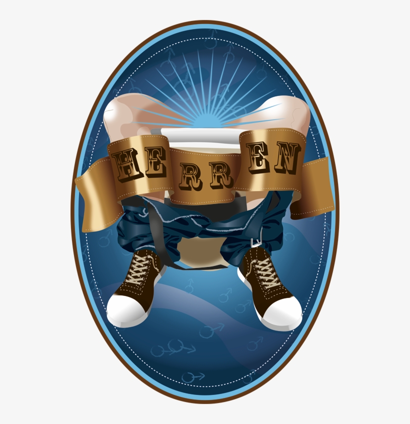 Restroom Sign For A Cocktailbar, Mixed And Separated - Illustration, transparent png #10050367