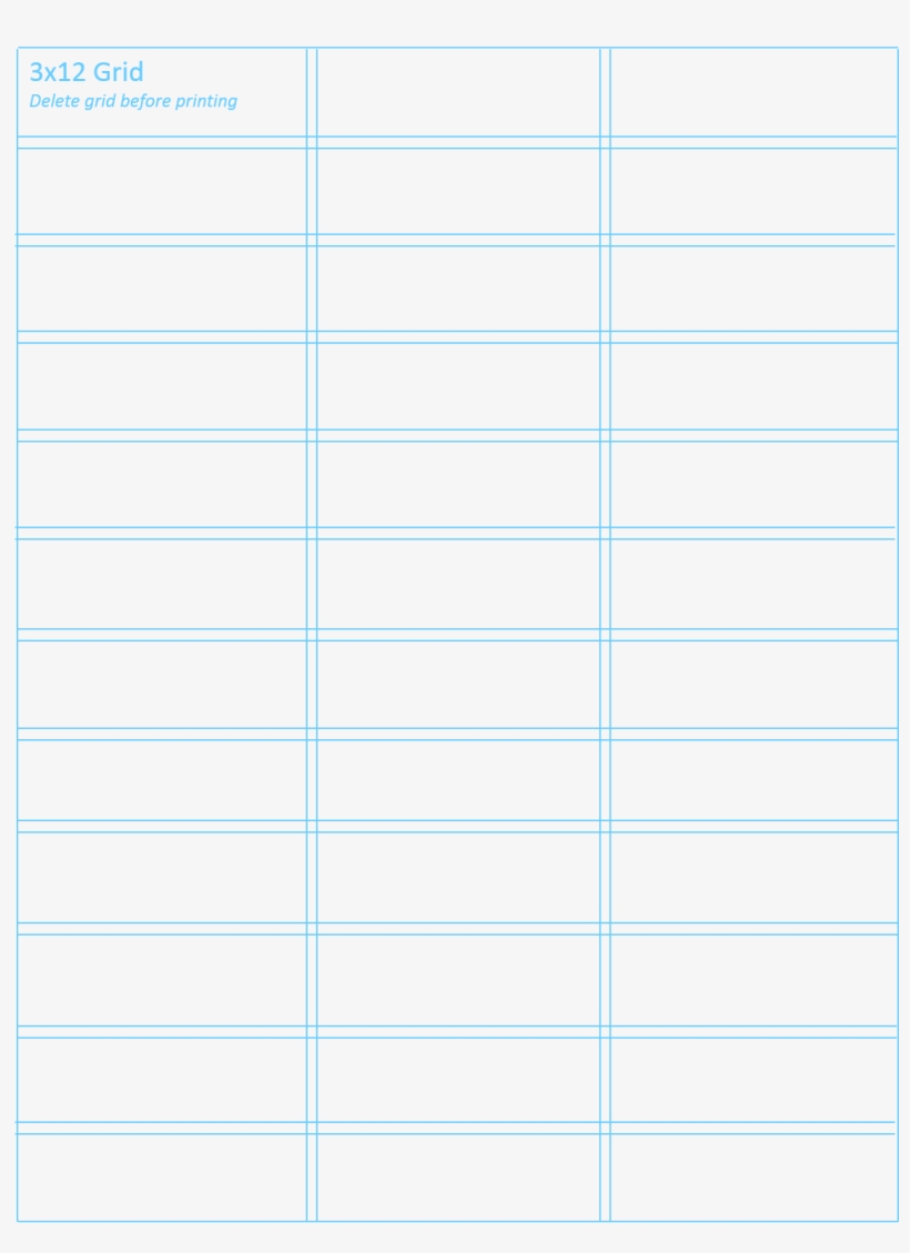 3×12- Grid - Colorfulness, transparent png #10050404